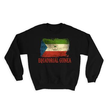 Equatorial Guinea Guinean Flag : Gift Sweatshirt Africa African Country Souvenir National Vintage Art