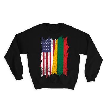 United States Lithuania : Gift Sweatshirt American Lithuanian
