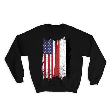 United States Yemen : Gift Sweatshirt American Yemeni Flag Expat Mixed Country Flags