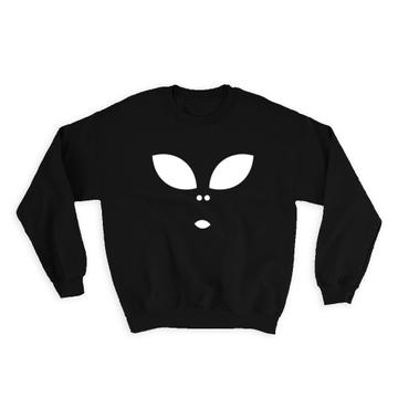 Alien Face : Gift Sweatshirt Extraterrestrial Exist Science Fiction Day Ufo Teen Room Decor