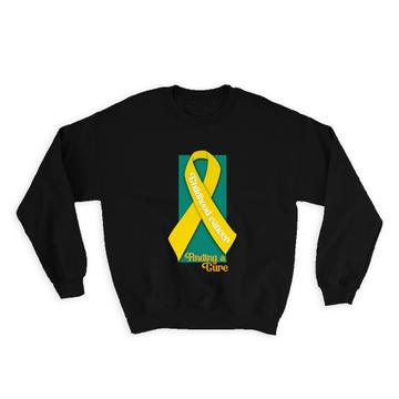 Childhood Cancer Finding A Cure : Gift Sweatshirt Awareness Get Well Health Kids Campaign