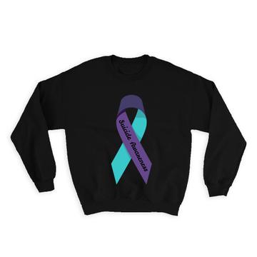 Suicide Awareness Ribbon : Gift Sweatshirt Mental Health Matters For Survivor Warrior