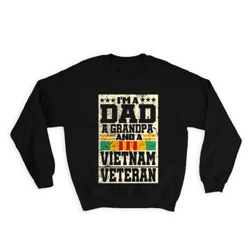 For Dad Father Grandpa Vietnam Veteran: Gift Sweatshirt Defender War Soldier In Memory