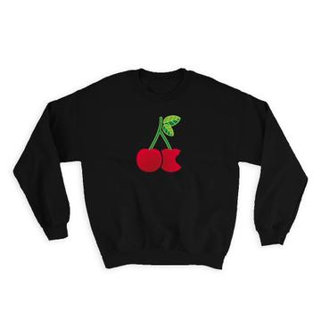 Cherries Cherry : Gift Sweatshirt Funny Fruits Berries Berry Best Friend Kitchen Wall Decor