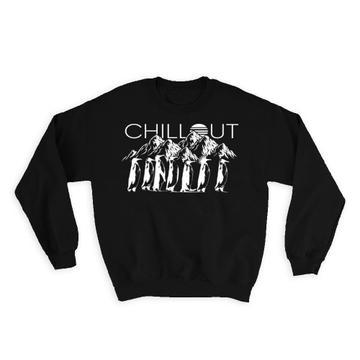 Chill Out Art Print : Gift Sweatshirt Relax For Penguin Penguins Lover Bird Animal Funny Cute