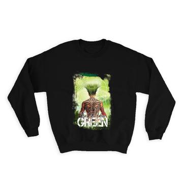Ecolife The World Is Green : Gift Sweatshirt Ecological Plants Grass Climate Friendly Lover