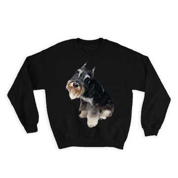 Schnauzer : Gift Sweatshirt Dog Pet Puppy Animal Apology Cute