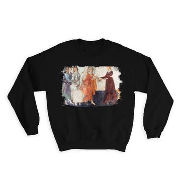 Botticelli Three Graces : Gift Sweatshirt Famous Oil Painting Art Artist Painter