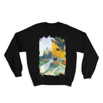 gauguin Les Alyscamps : Gift Sweatshirt Famous Oil Painting Art Artist Painter