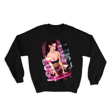Sexy Woman Lust : Gift Sweatshirt Erotica Erotic Pin Up Girl Hot Stripper