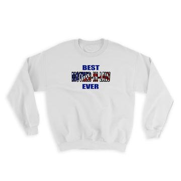 Best mother-in-law Ever : Gift Sweatshirt Family USA Flag American Patriot