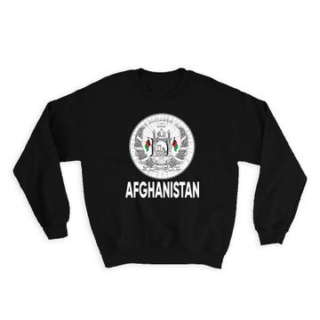 Afghanistan Flag : Gift Sweatshirt Crest Afghan Symbol