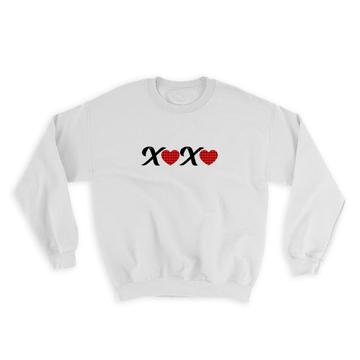 Xoxo Love Valentines : Gift Sweatshirt Hugs And Kisses