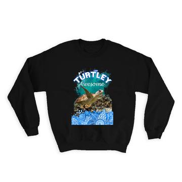 Turtle Mandala Ocean Nature : Gift Sweatshirt Wild Animals Wildlife Fauna Safari Species
