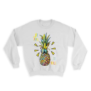 Be You Pineapple : Gift Sweatshirt Beautiful Trend Girl Tropical Cup