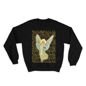 Victorian Angel Arabesque Noel : Gift Sweatshirt Vintage Retro Christmas Decor