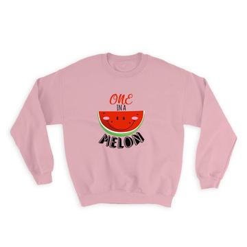 One in a Melon : Gift Sweatshirt Watermelon Summer Cute Funny Joke Cup