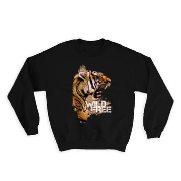 Tiger Nature Eco Ecology : Gift Sweatshirt Wild Animals Wildlife Fauna Safari Species Ecological