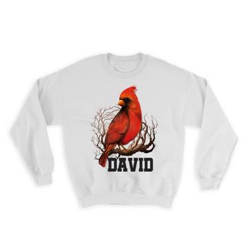 Personalized Cardinal Mug : Gift Sweatshirt Name Bird Grieving Loved One Customizable