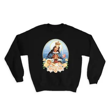 Our Lady of Altagracia Virgen de Altagracia : Gift Sweatshirt Catholic Saints Religious Saint Holy God