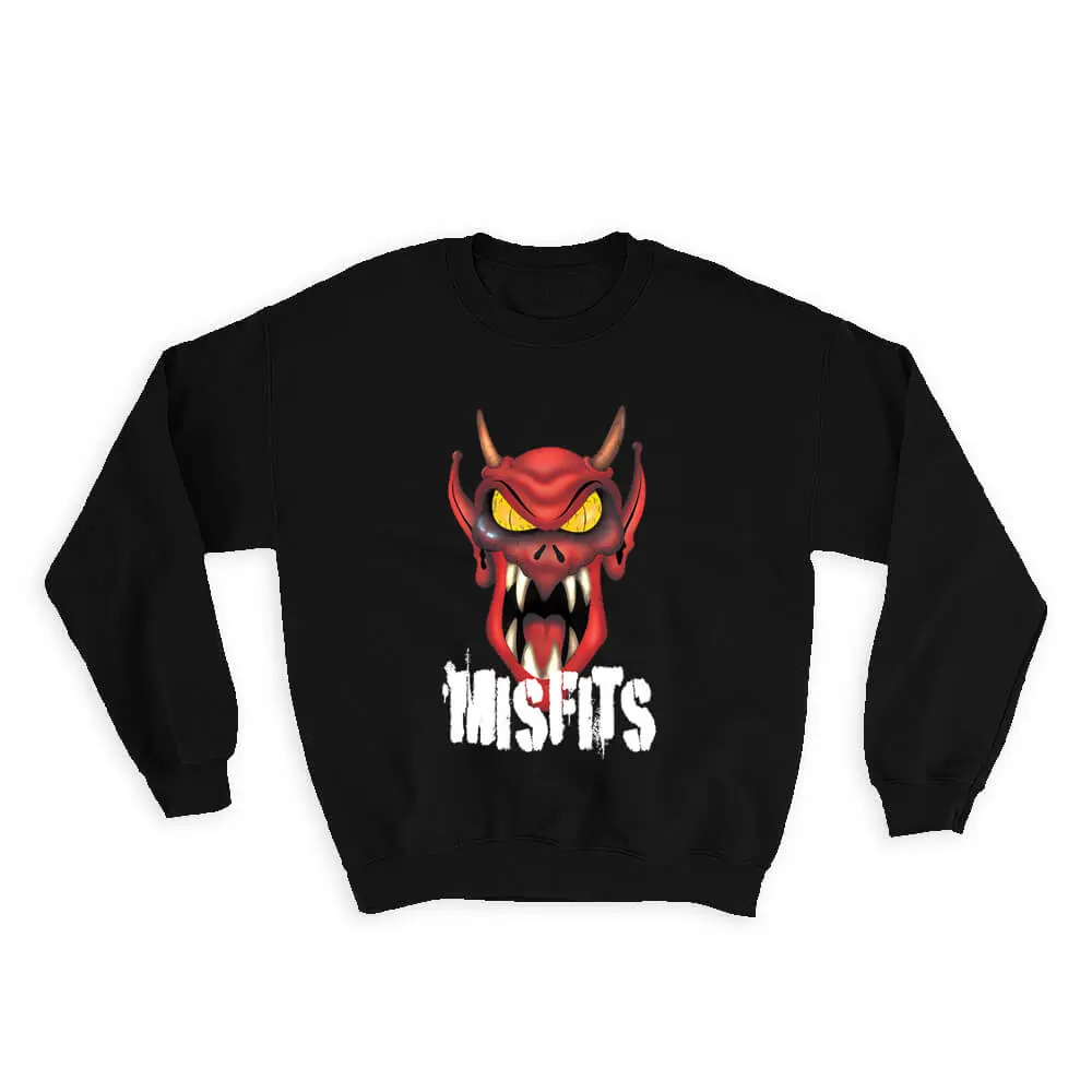 Red Devil Monster : Gift Sweatshirt Halloween Party Decor Scary Mask Diy Costume Teens