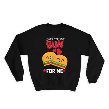 For Burger Lover : Gift Sweatshirt Burgers Funny Romantic Humor Art Food Love Kitchen Home Decor