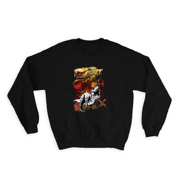 T Rex : Gift Sweatshirt Agressive For Boys Dinosaur Dino