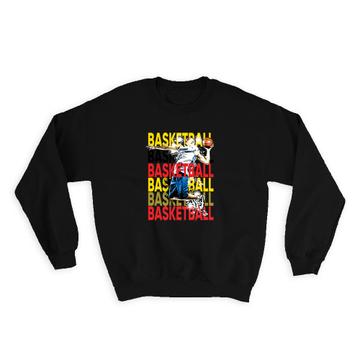 Basketball : Gift Sweatshirt Basket Hoops