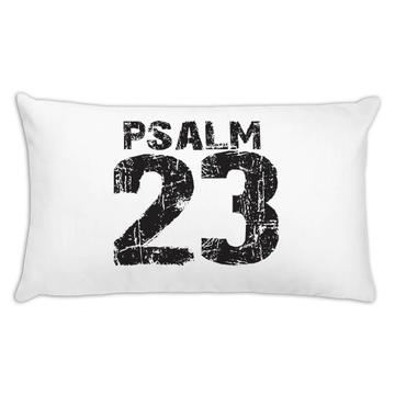Psalm 23 : Gift Throw Pillow Christian Religious Catholic Jesus God Faith
