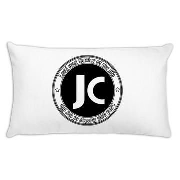 JC Lord and Savior of My Life Jesus Christ : Gift Throw Pillow Evangelical