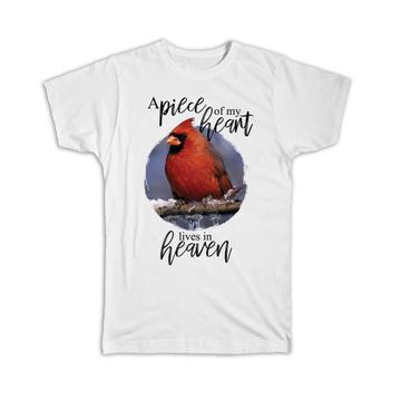 Cardinal Snow : Gift T-Shirt Bird Grieving Lost Loved One Grief Healing Rememberance