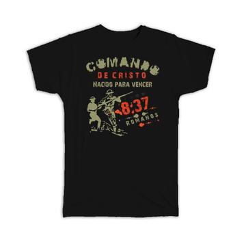 Comando de Cristo : Gift T-Shirt Militar Cristiano Religioso Evangelico
