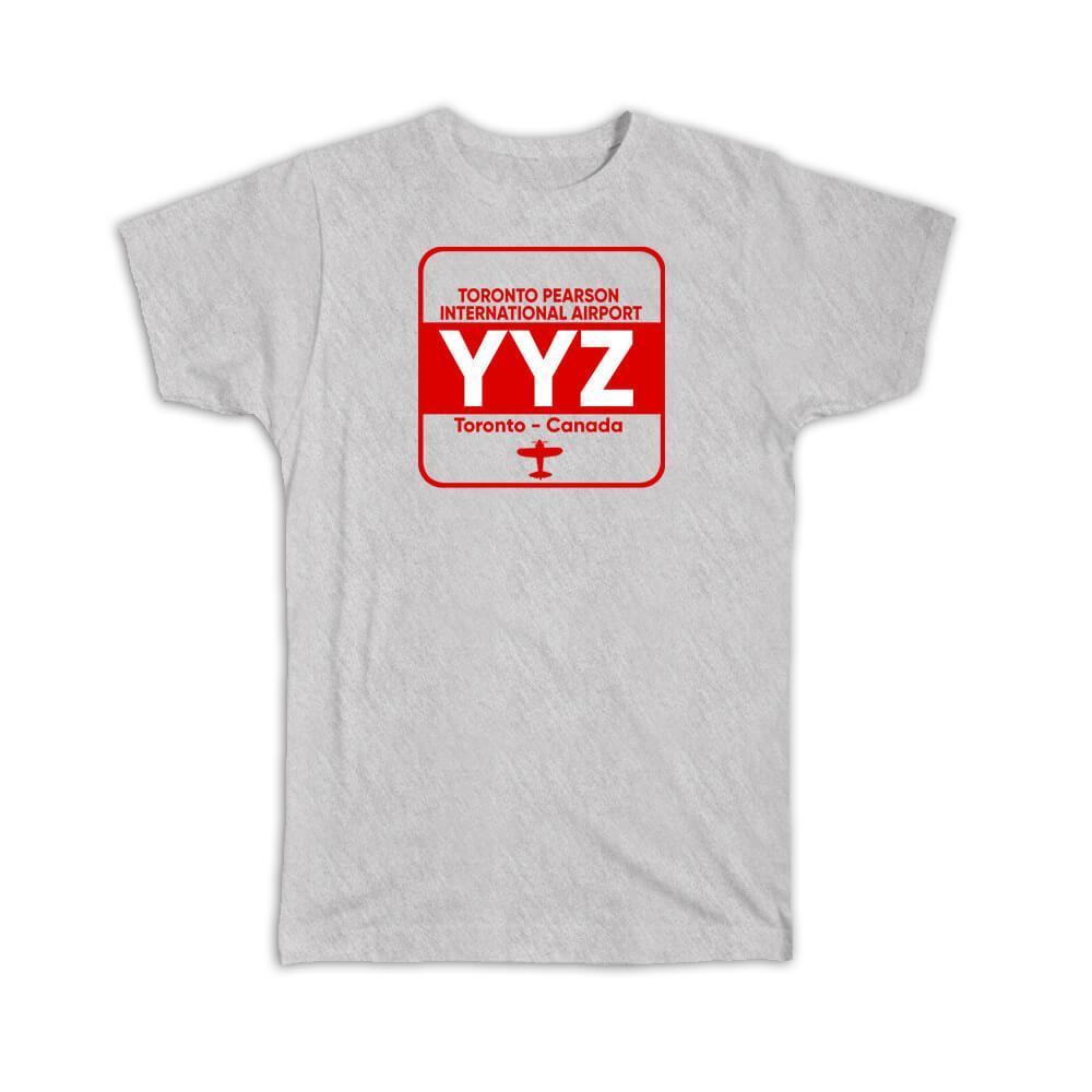 Gift T-Shirt : Canada Toronto Pearson Airport YYZ Travel Airline Pilot AIRPORT - Picture 5 of 10