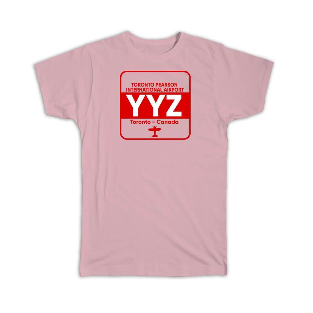 Gift T-Shirt : Canada Toronto Pearson Airport YYZ Travel Airline Pilot AIRPORT - Picture 7 of 10