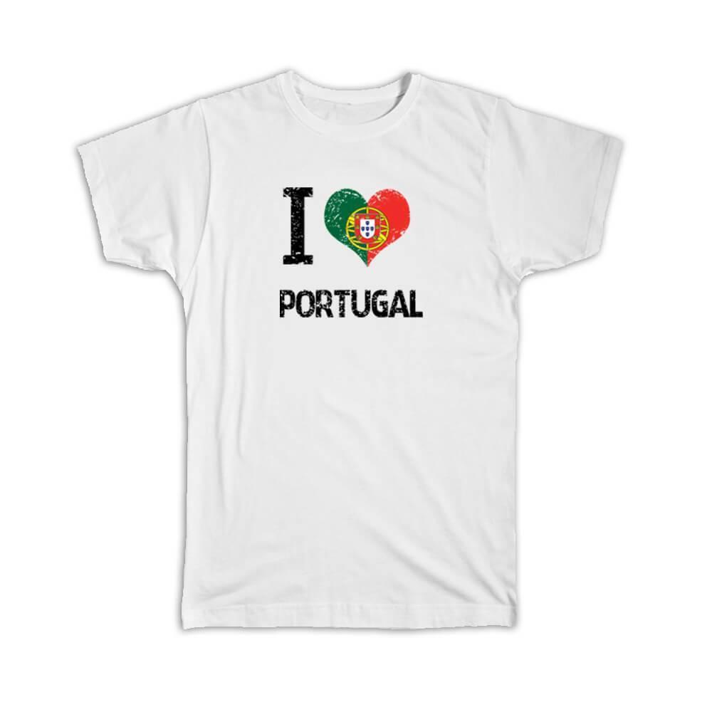 Keychain Heart Flag Country Crest Gift Portuguese Expat I Love Portugal 