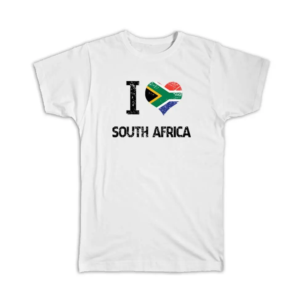 hack billig Latterlig T-Shirts - South Africa - I Love South Africa