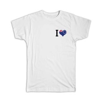 I Love Cook Islands : Gift T-Shirt Flag Heart Crest Country Cook Islander Expat
