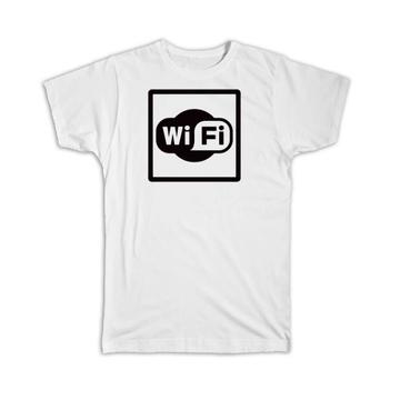 Wifi : Gift T-Shirt Placard Sign Signage Wi-fi Internet Router