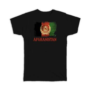 Afghanistan Afghan Flag : Gift T-Shirt Coat Of Arms Country Vintage Souvenir Asia Pride