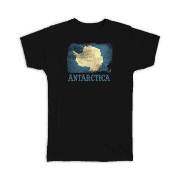 Antarctica Flag : Gift T-Shirt Continent North Pole Snow Country Souvenir Map Travel Unique