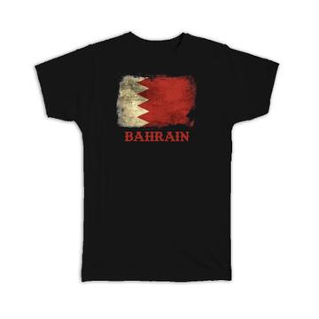 Bahrain Bahraini Flag : Gift T-Shirt Distressed Asia Asian Country Souvenir Patriotic Vintage