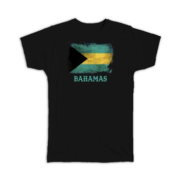 Bahamas Bahamian Flag : Gift T-Shirt Distressed North American Country Souvenir Pride Vintage
