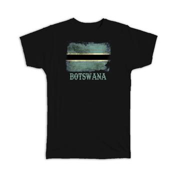 Botswana Botswanan Flag : Gift T-Shirt Africa African Country Souvenir Patriotic Vintage Pride