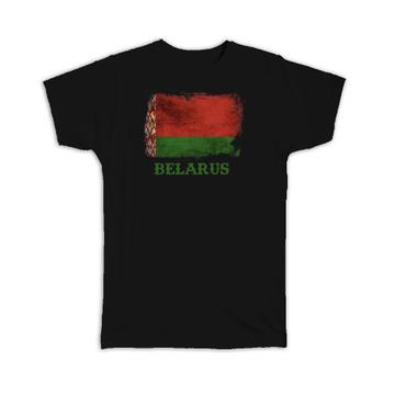 Belarus Belarusian Flag : Gift T-Shirt Europe European Country Souvenir Lukashenko Vintage