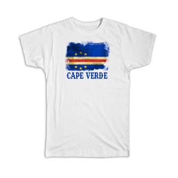 Cape Verde Flag Cabo : Gift T-Shirt Verdean Country Souvenir Patriotic Vintage Africa