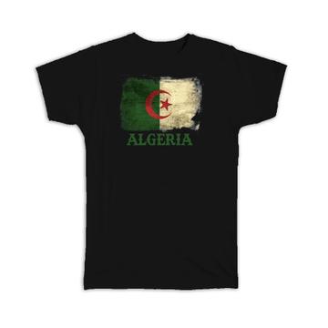 Algeria Algerian Flag : Gift T-Shirt Africa African Country Souvenir National Vintage Pride Art