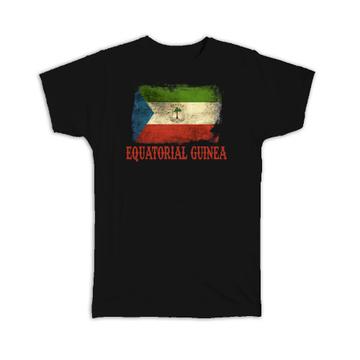 Equatorial Guinea Guinean Flag : Gift T-Shirt Africa African Country Souvenir National Vintage Art