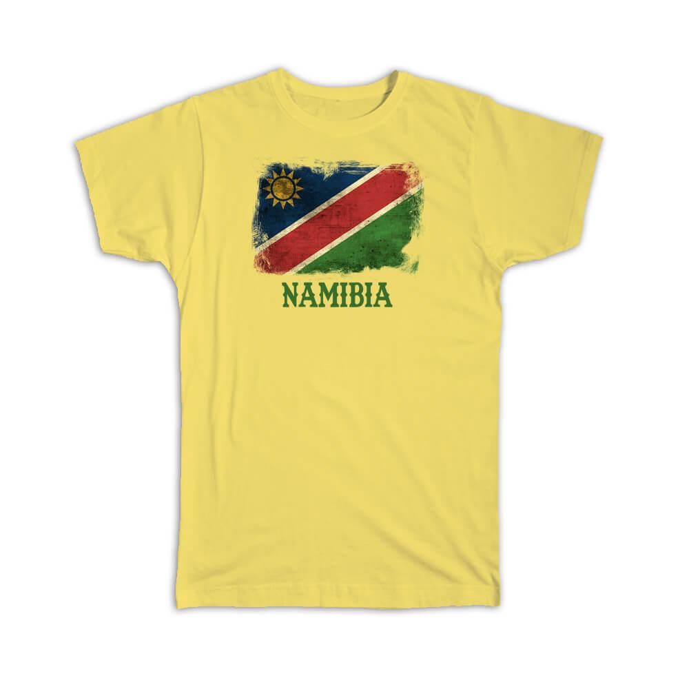 Gift T-Shirt : Namibia Namibian Flag Africa African Country Souvenir National