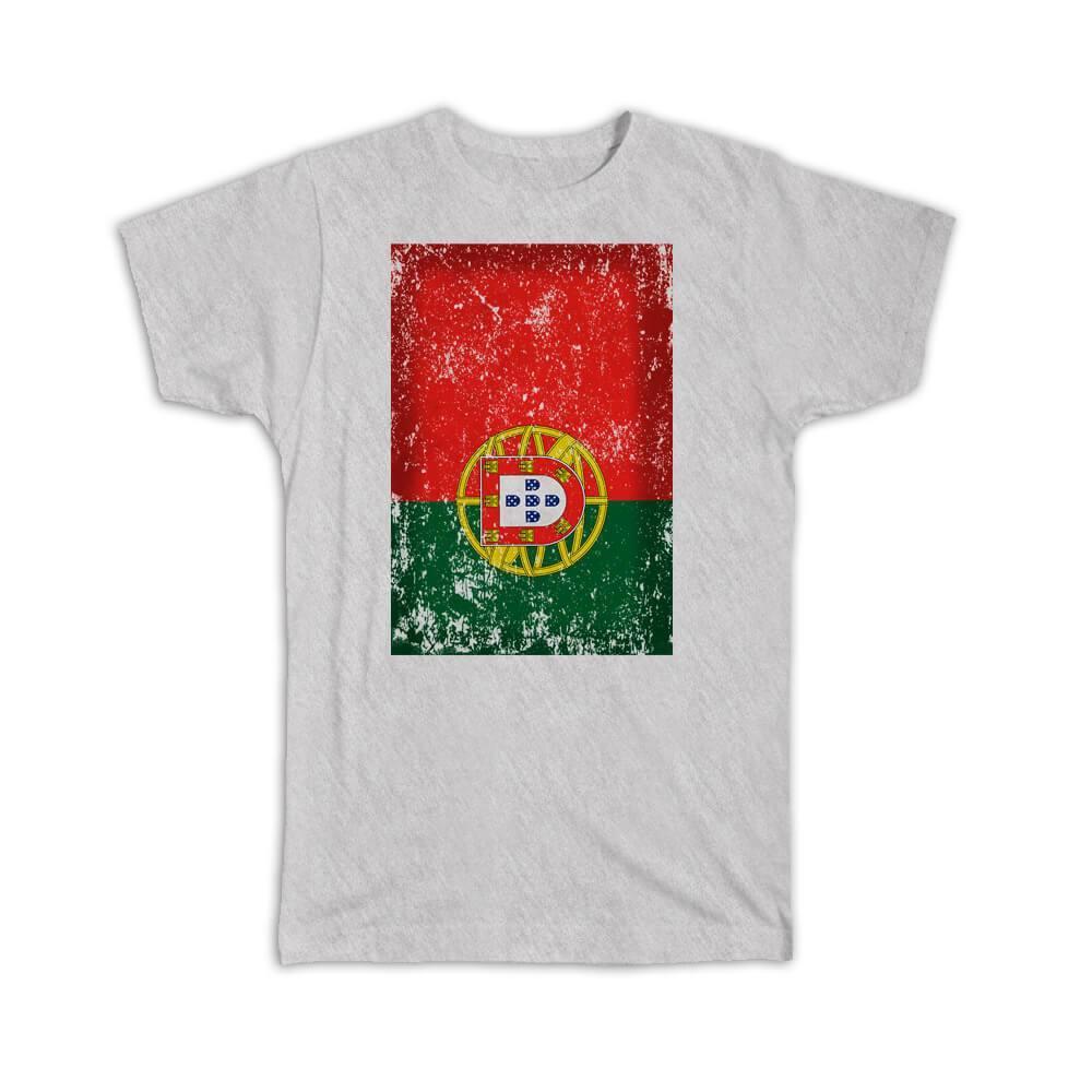 Keychain Gift Flag Retro Artistic Portuguese Expat Country Portugal 