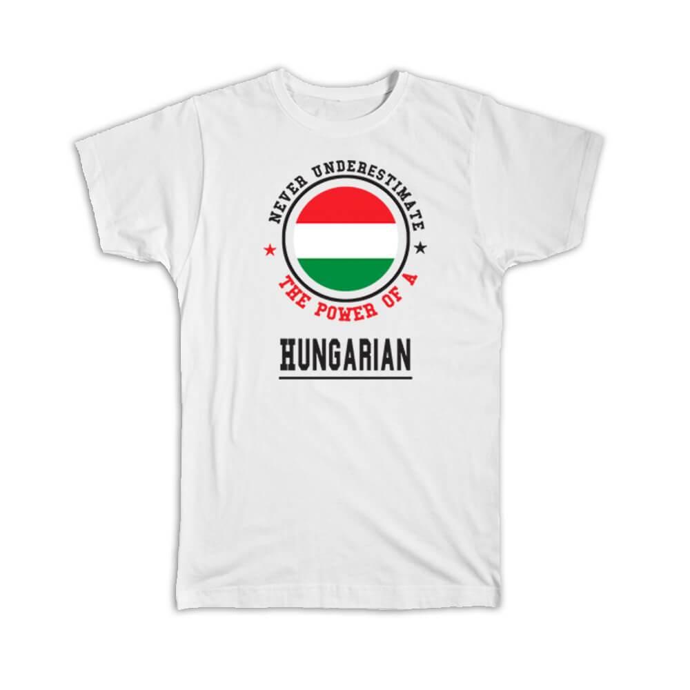 Keychain Flag Never Underestimate the Power Hungarian Expat Country Hungary 